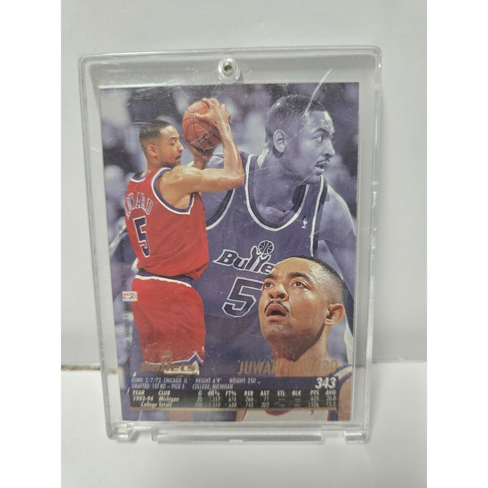 1994 95 Fleer Ultra Basketball Card #343 JUWAN HOWARD  Mint